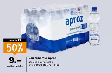 Eau min
rale