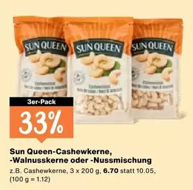 Cashewkerne, -Walnusskerne oder -Nussmischung
