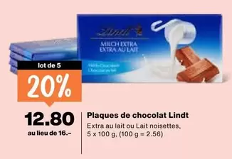 Plaques de chocolat