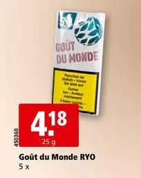 Monde - Goût du RYO