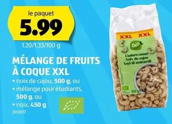 MÉLANGE DE FRUITS À COQUE XXL