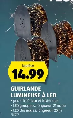 GUIRLANDE LUMINEUSE À LED