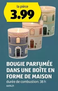 BOUGIE PARFUMÉE DANS UNE BOÎTE EN FORME DE MAISON 669431
