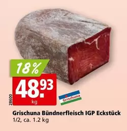 Grischun Bündnerfleisch IGP Eckstück