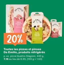 Toutes les pizzas et pinsas
