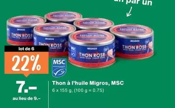 Thon à l'huile