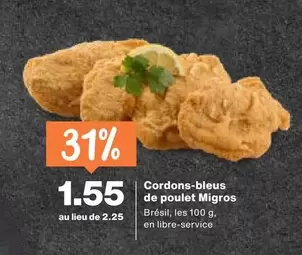 Cordon-bleu de poulet