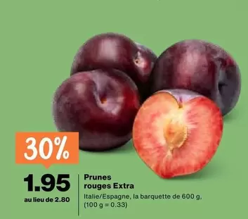 Prunes rouges Extra