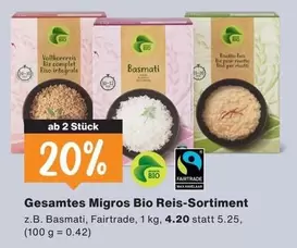 Migros Bio Reis-Sortiment