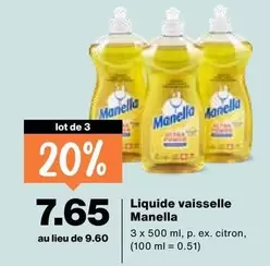 Liquide vaisselle