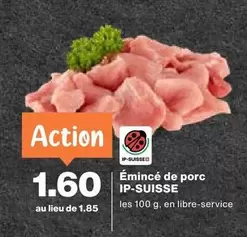 Action - Émincé de porc