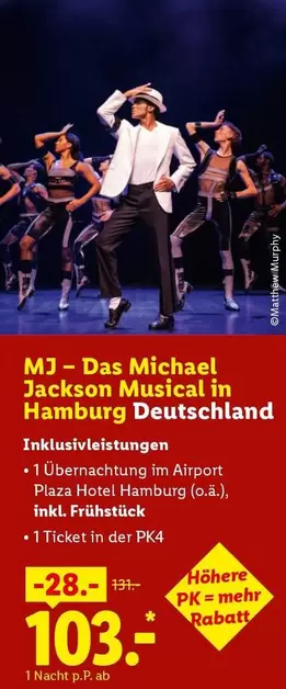 MJ - Das Michael Jackson Musical in Hamburg Deutschland