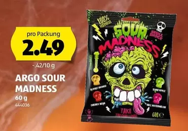 ARGO SOUR MADNESS 60g 444036