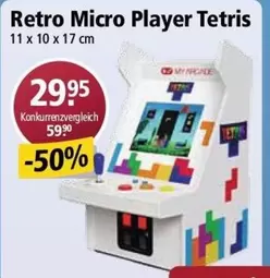 Retro Micro Player Tetris