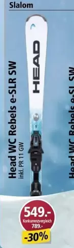 Head WC Rebels e-SLR SW