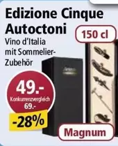 Magnum - Edizione Cinque Autoctoni Vino d'Italia mit Sommelier-Zubehör