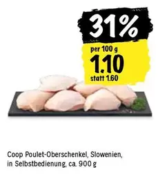 Coop Poulet-Oberschenkel