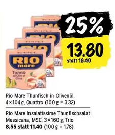Thunfisch -  in Olivenöl, Quattro