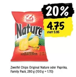 Chips Original Nature oder Paprika