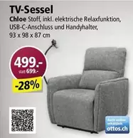 TV-Sessel Chloe Stoff