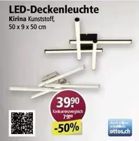 LED-Deckenleuchte Kirina