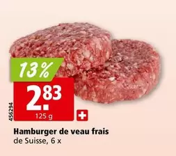 Hamburger de veau frais