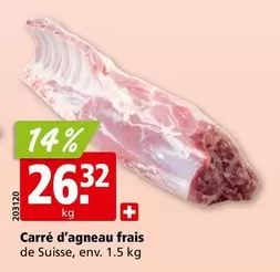 Carré d'agneau frais