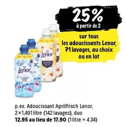 Adoucissants