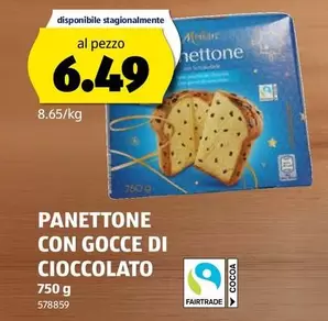 PANETTONE CON GOCCE DI CIOCCOLATO