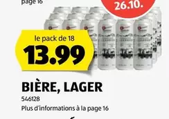Bière, Lager
