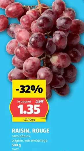 RAISIN, ROUGE