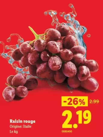 Raisin rouge
