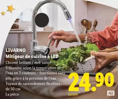 Mitigeur de cuisine à LED