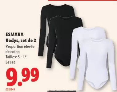 Bodys, set de 2