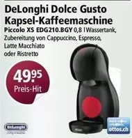 Dolce Gusto Kapsel-Kaffeemaschine Piccolo XS EDG210.BGY