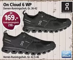 On Cloud 6 WP Damen- / Herren-Running Schuh