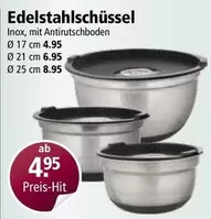 Edelstahlschüssel