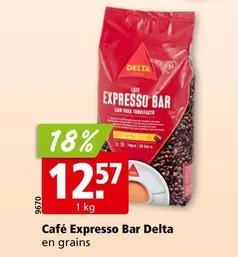Delta - Café Expresso Bar en grains