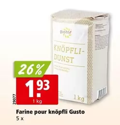 Farine pour knöpfli
