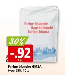 Farine blanche GMSA type 550, 10 x