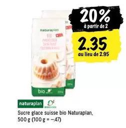 Sucre glace suisse bio