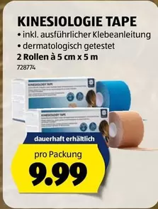 Kinesiologie Tape 2 Rollen à 5 cm x 5 m 728774