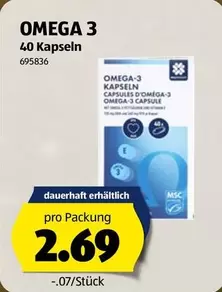 OMEGA 3 40 Kapseln 695836