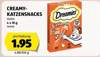 CREAMY-KATZENSNACKS Huhn 4 x 10 g 769898