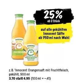 Wahl - Orangensaft mit Fruchtfleisch
