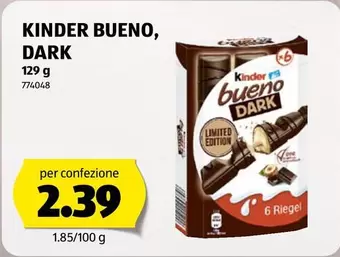 Kinder - KINDER BUENO, DARK 129 g 774048