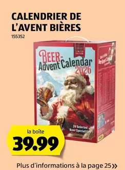 CALENDRIER DE L'AVENT BIÈRES 155352