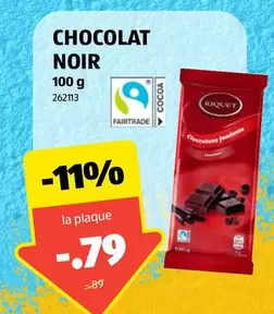 CHOCOLAT NOIR 100 g 262113