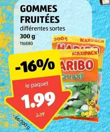 Haribo - GOMMES FRUITÉES 300 g 116880