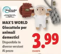 Giocattolo per animali domestici